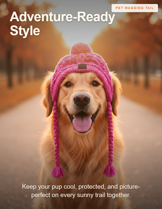 Dog Sun Hat & Outdoor Cap - Adventure-Ready Style