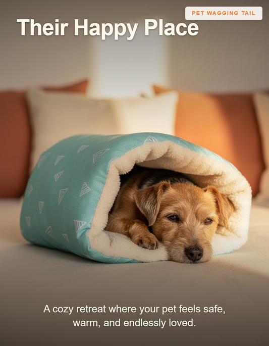 Cozy Cave Nest Pet Bed - Their Happy Place