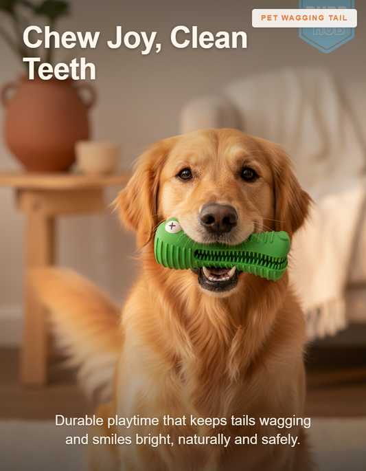 Croc Dental Dog Chew Toy - Chew Joy, Clean Teeth