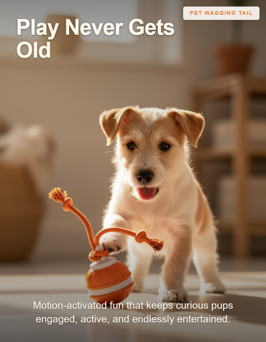Rolling Dog Fetch Ball - Play Never Gets Old