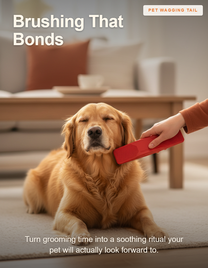 Dual-Sided Pet Grooming Brush - Brushing That Bonds