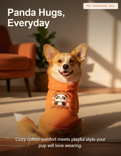 Matching Panda Print Dog Outfit - Panda Hugs, Everyday