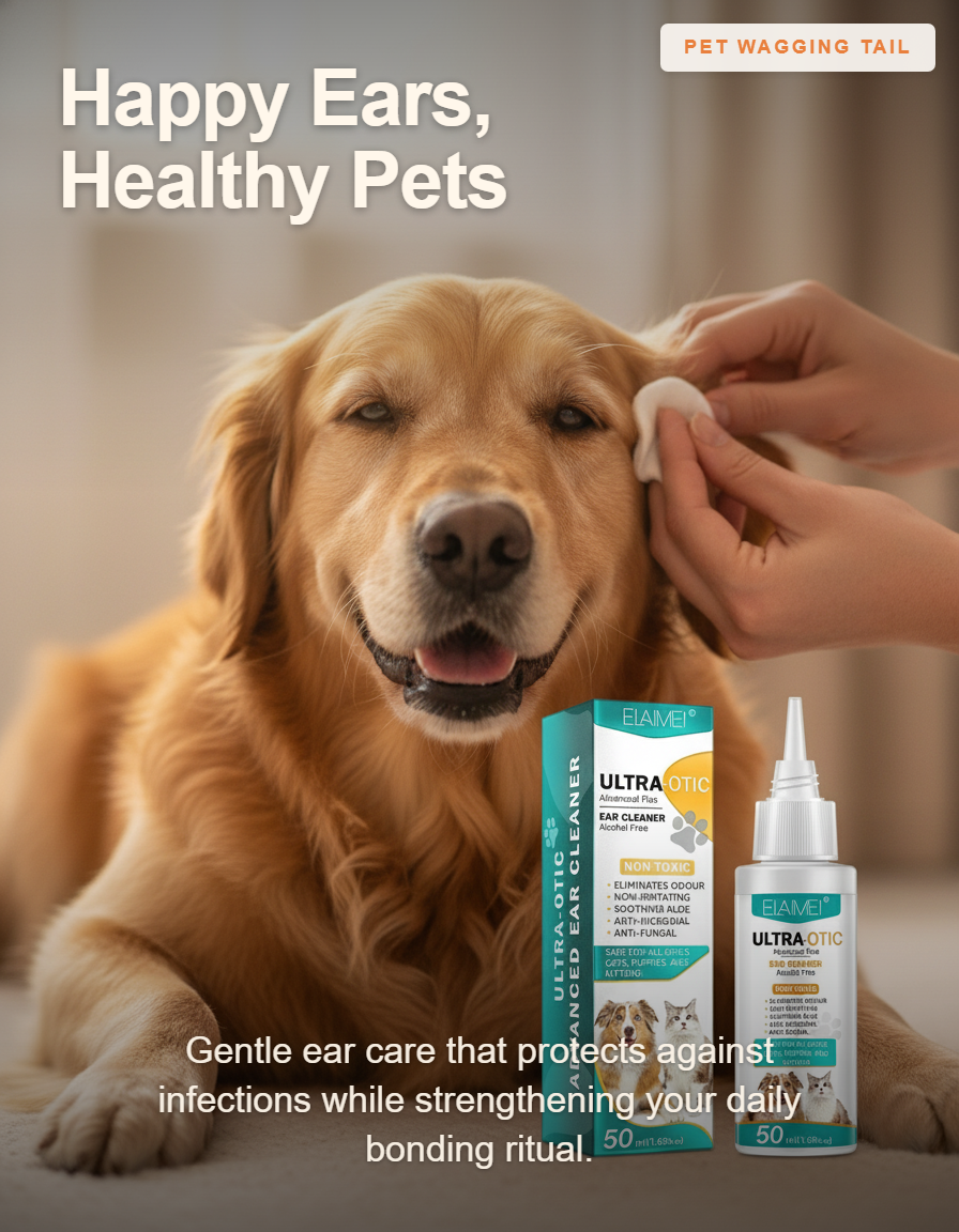 Pet Ear Cleaning Solution 50ml - Happy Ears, Healthy Pets