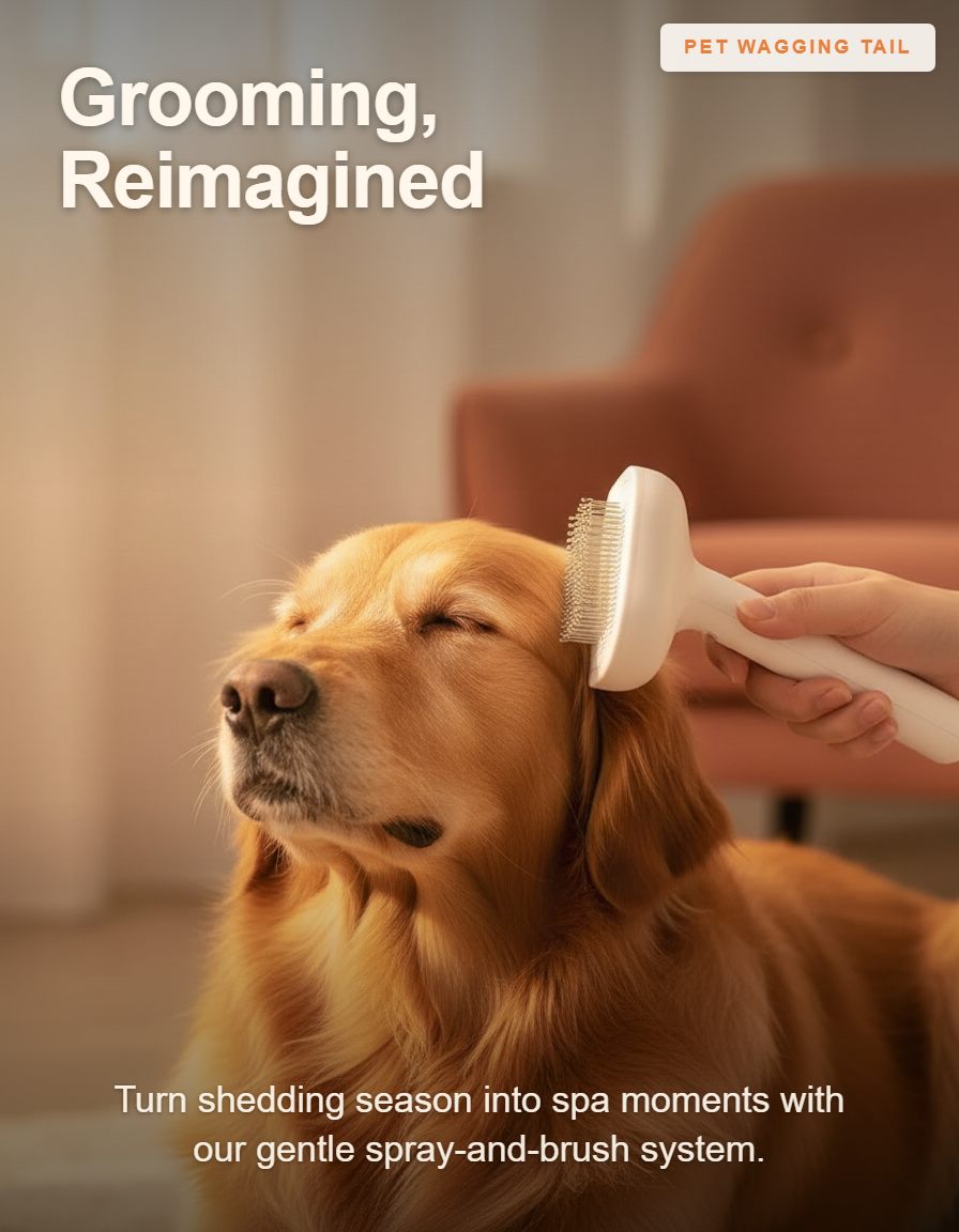 2-in-1 Spray & Grooming Brush - Grooming, Reimagined