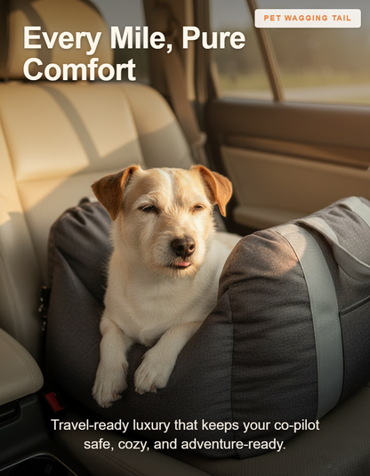 Dog Car Co-Pilot Travel Seat Cushion - Every Mile, Pure Comfort