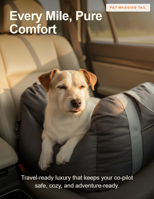 Dog Car Co-Pilot Travel Seat Cushion - Every Mile, Pure Comfort