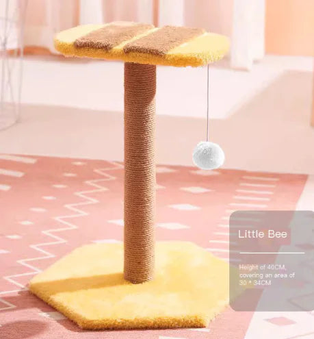 Durable Vertical Sisal Cat Scratching Post Toy