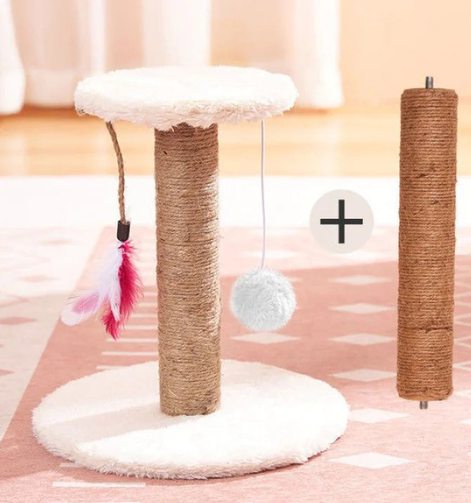 Durable Vertical Sisal Cat Scratching Post Toy