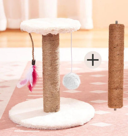 Durable Vertical Sisal Cat Scratching Post Toy