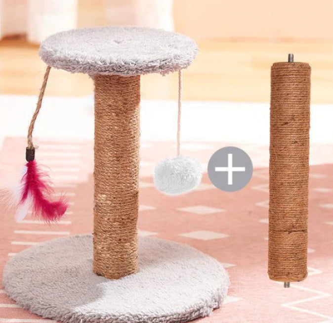 Durable Vertical Sisal Cat Scratching Post Toy