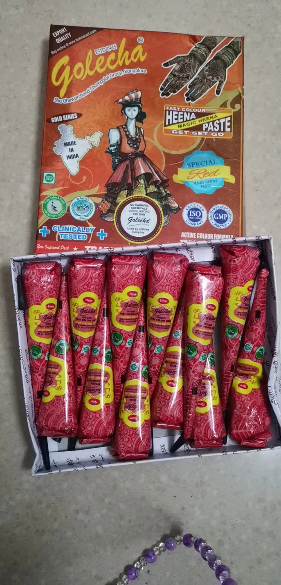 Glitter Hand Painted Tattoo Cream